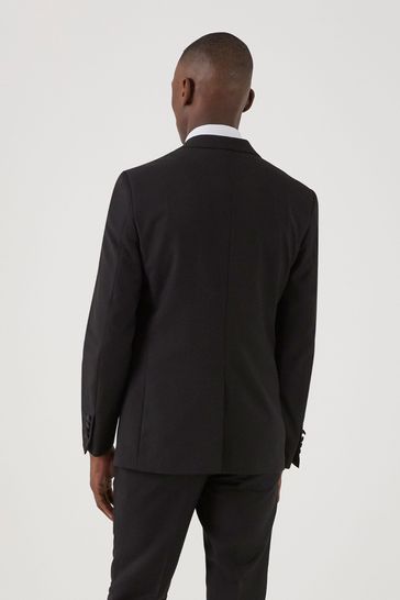 ONS440 Sinatra Black Slim Fit Suit - Image 3