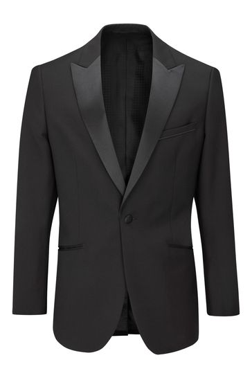 ONS440 Sinatra Black Slim Fit Suit - Image 6