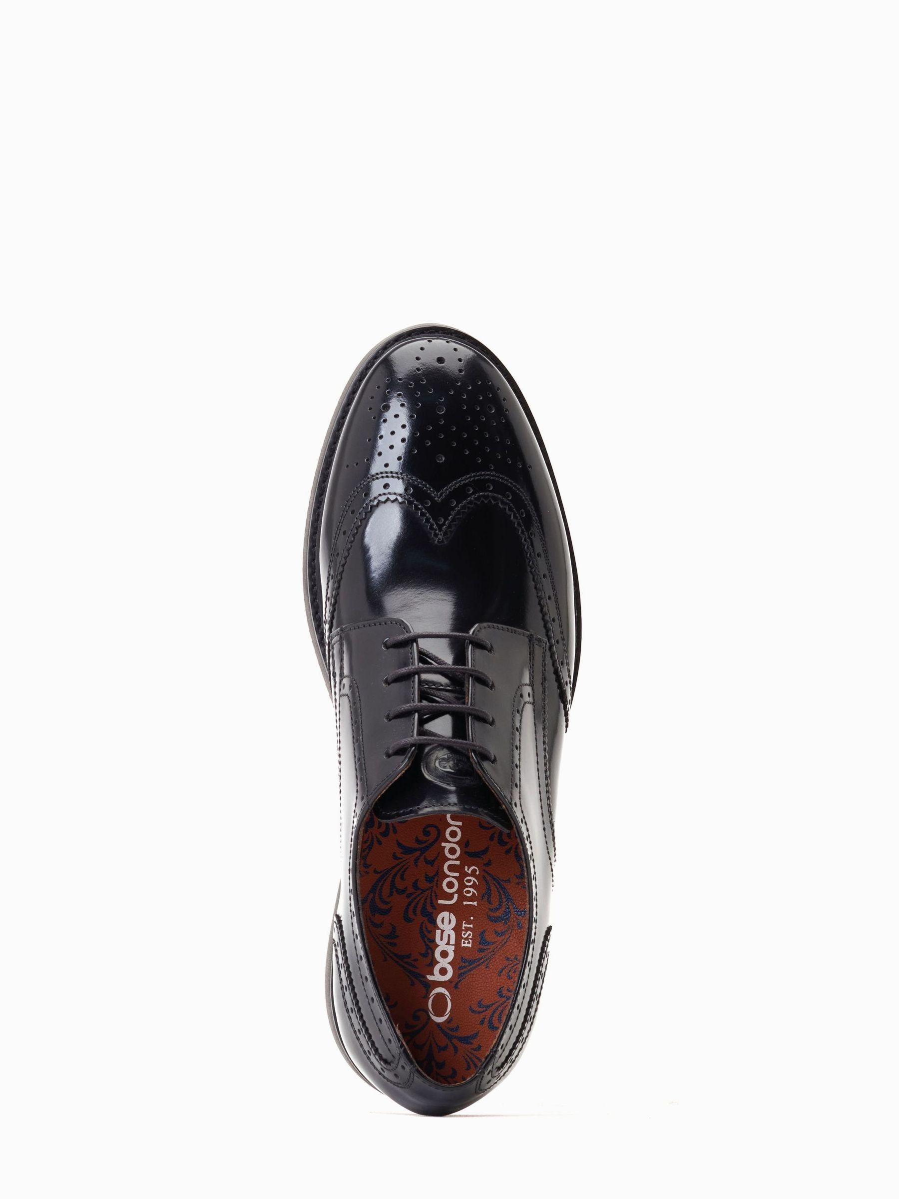 ONS414 Lace Up Brogue Shoes - Image 4