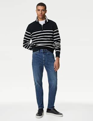 ONS452 Tapered Fit Stretch Jeans - Image 3