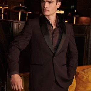 ONS427 Red Regular Tuxedo Suit