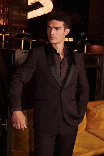 ONS427 Red Regular Tuxedo Suit
