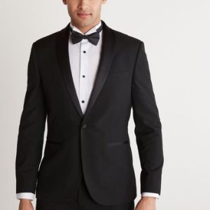 ONS431 Black Regular Tuxedo Suit